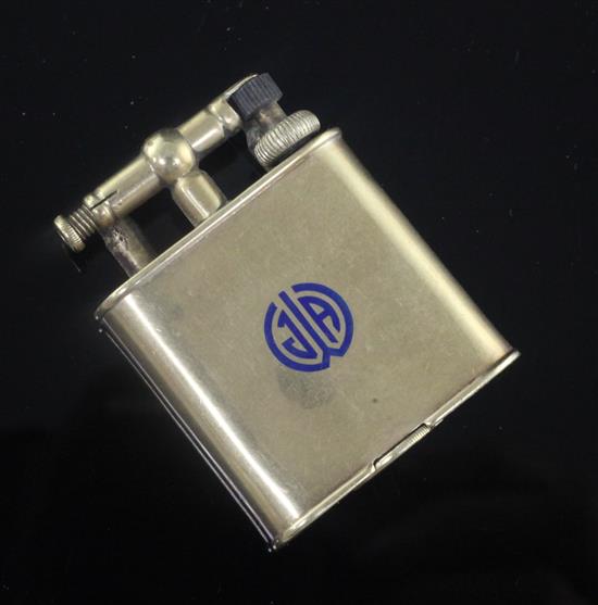 A Dunhill 14ct gold lighter, 47mm.